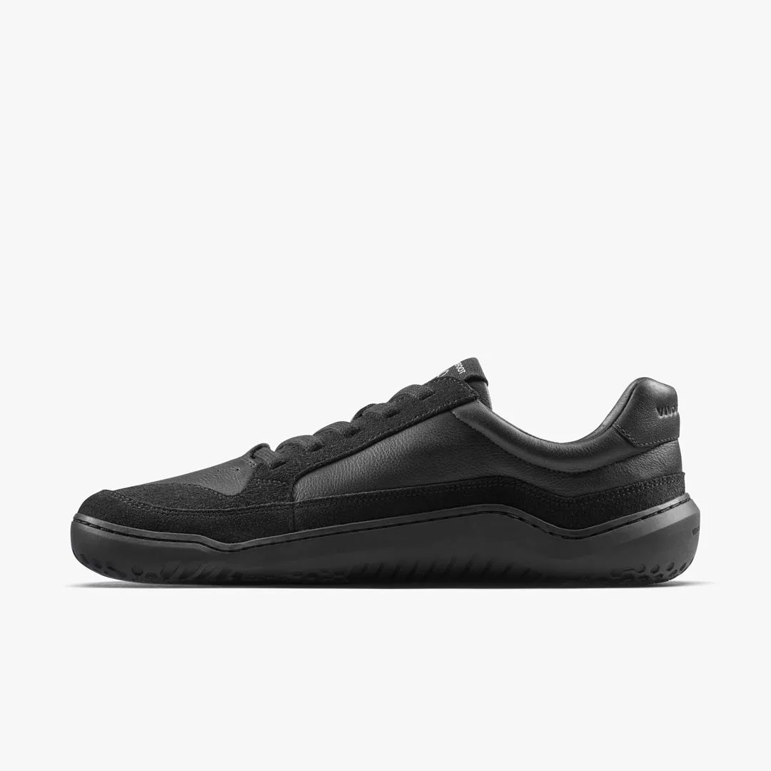 Кроссовки Vivobarefoot Gobi III Sneaker Leather — мужская модель, полностью чёрный, фото 3