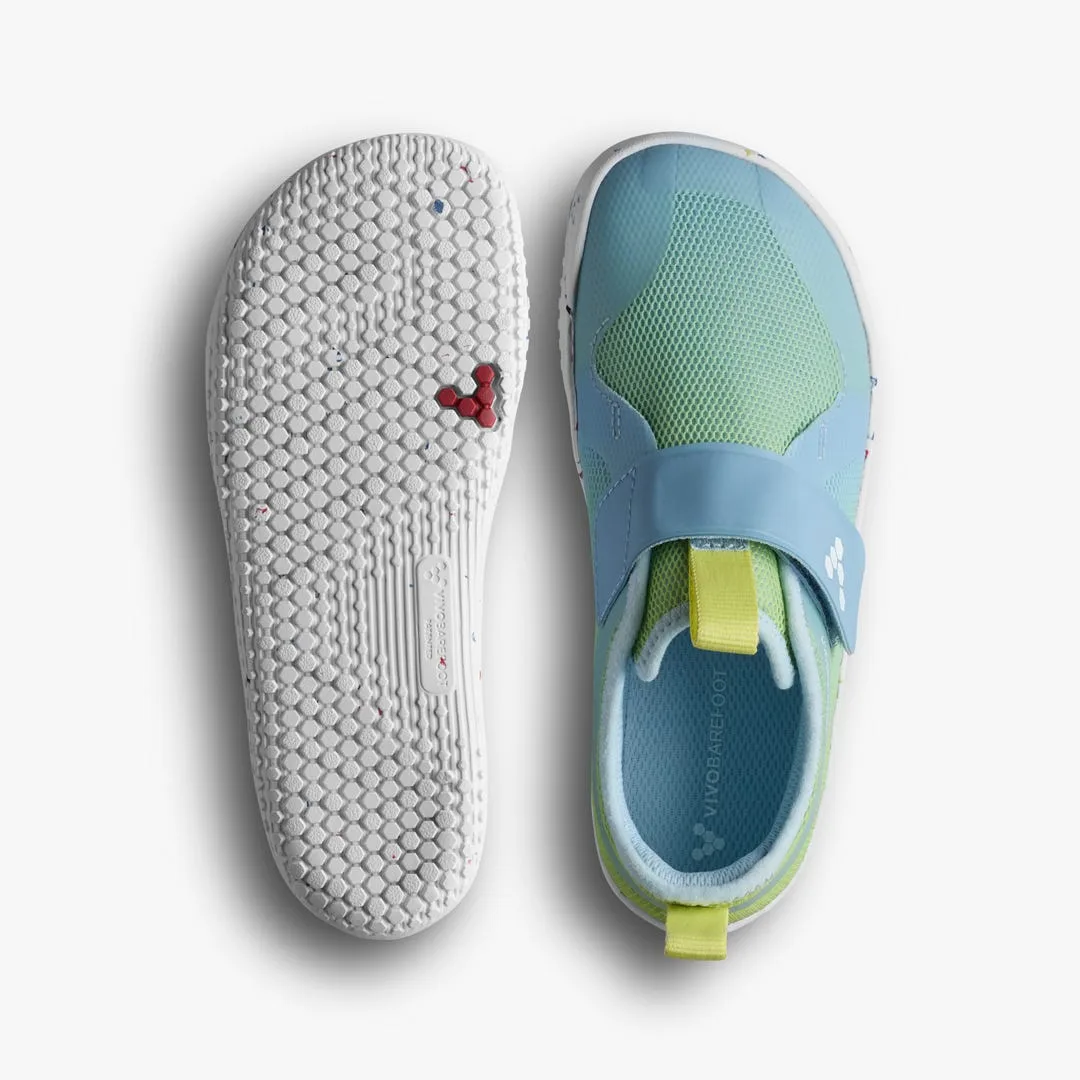 Кроссовки Vivobarefoot Primus Sport IV — для дошкольников, светлый голубовато-зелёный, фото 2