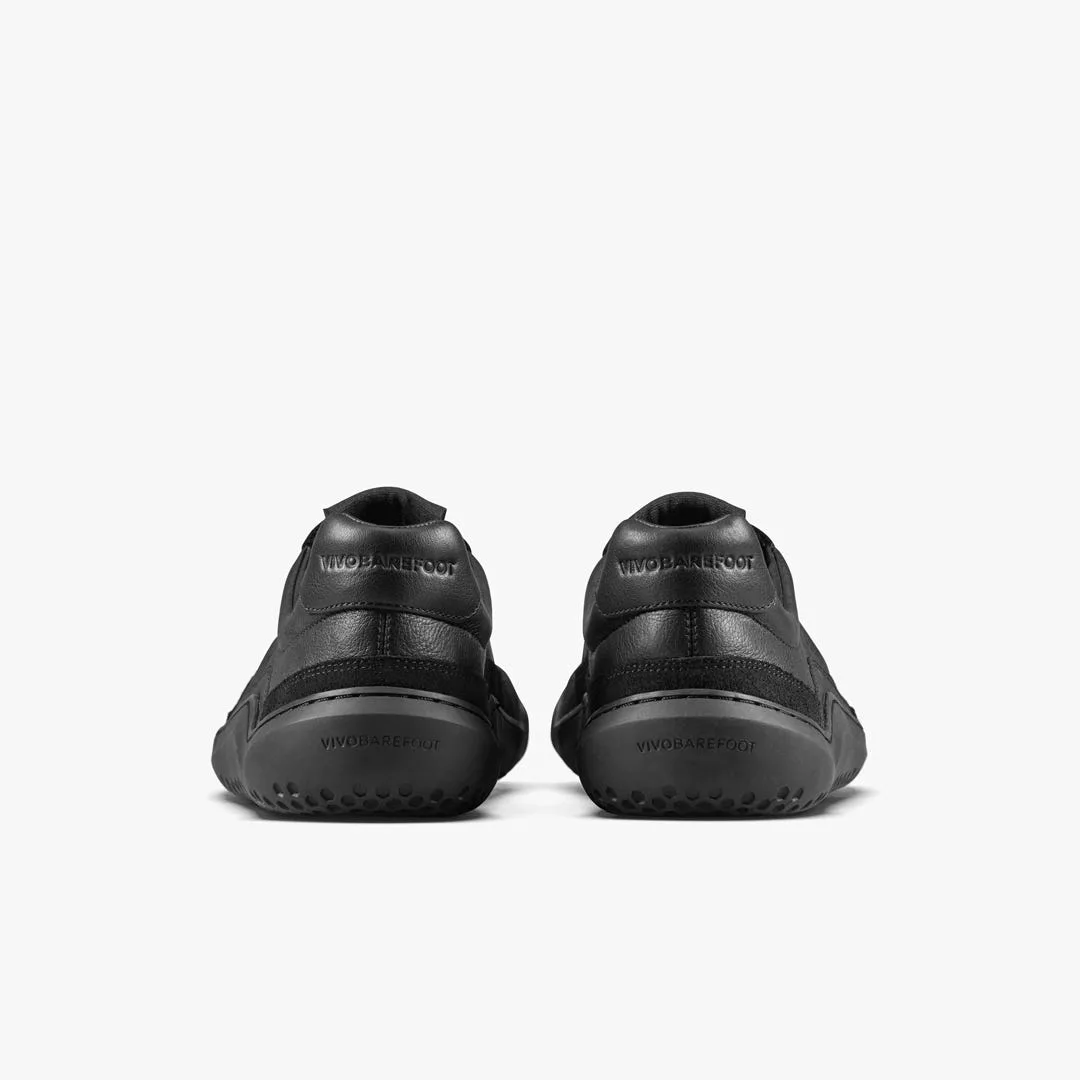 Кроссовки Vivobarefoot Gobi III Sneaker Leather — мужская модель, полностью чёрный, фото 5