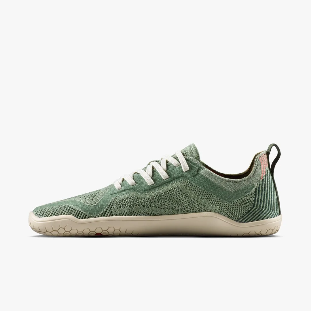 Кроссовки Vivobarefoot Primus Lite Knit Natural — мужская модель, приглушённый зелёный, фото 4