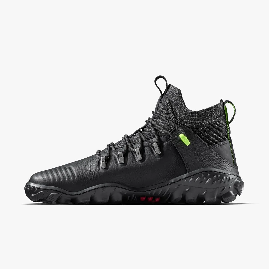 Ботинки Vivobarefoot Magna Forest ESC — женская модель, чёрный с лаймовым, фото 4