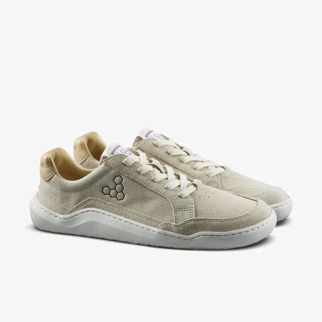 Кроссовки Vivobarefoot Gobi III Sneaker Leather — женская модель, песочный с бордовым, фото 4