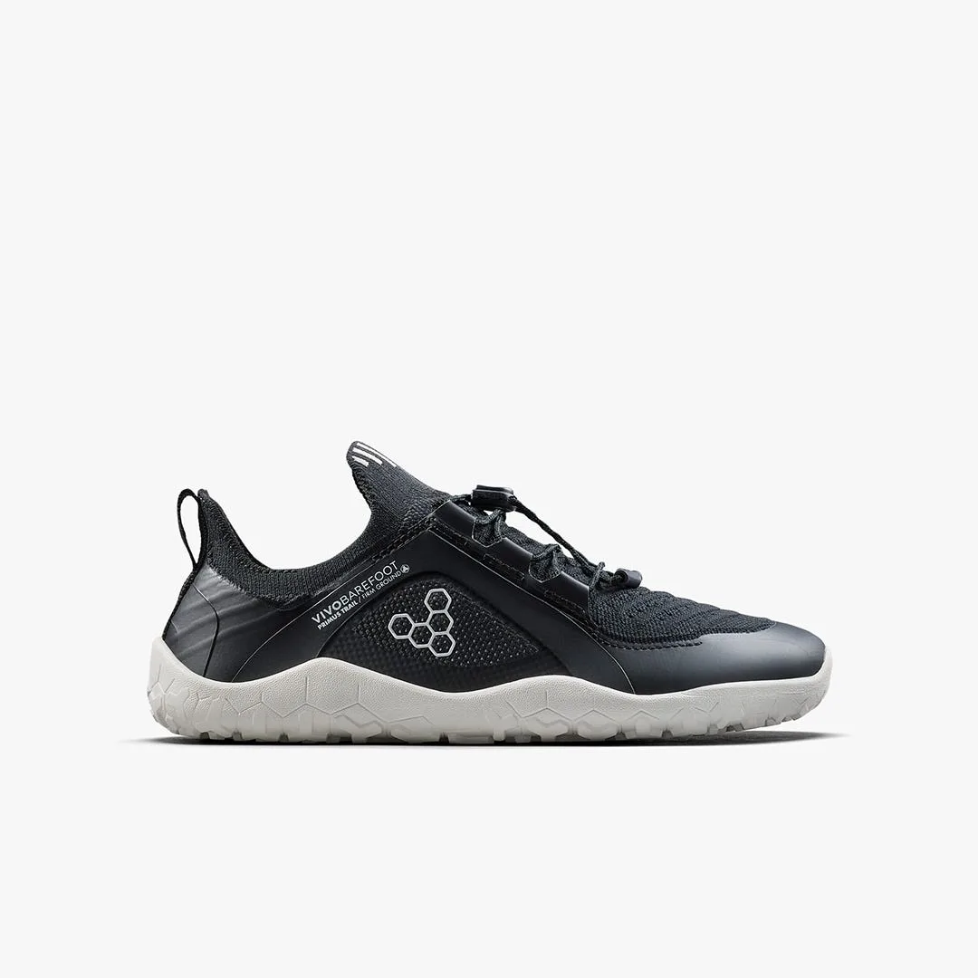 Кроссовки Vivobarefoot Primus Trail Knit FG — для подростков, чёрный