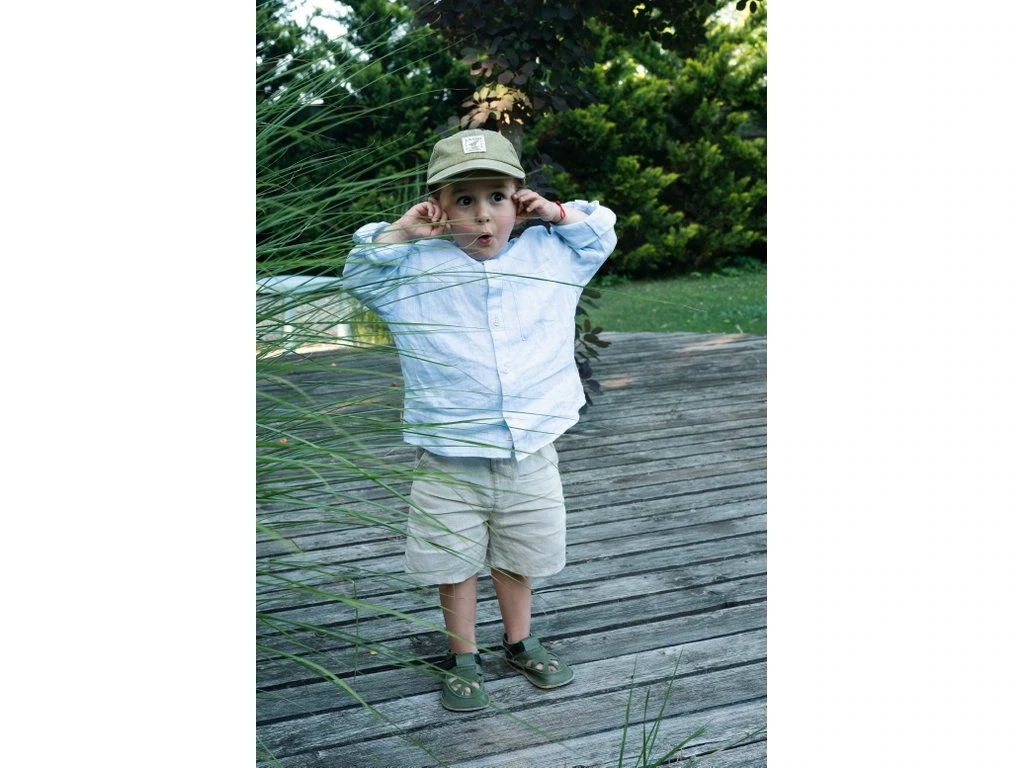 Сандалии Baby Bare Summer Perforation — хаки, зелёный (детские), фото 3
