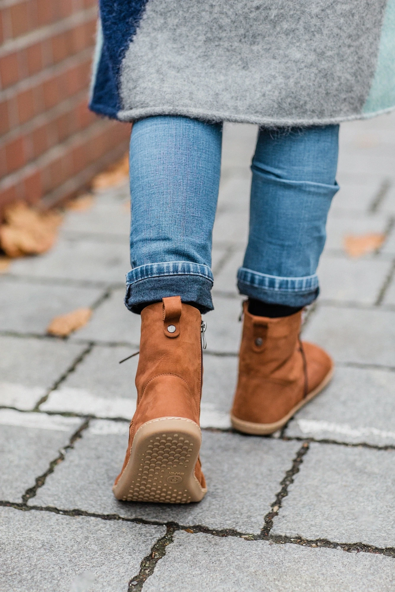 Босоногие ботинки Shapen COZY — коричневый, фото 16