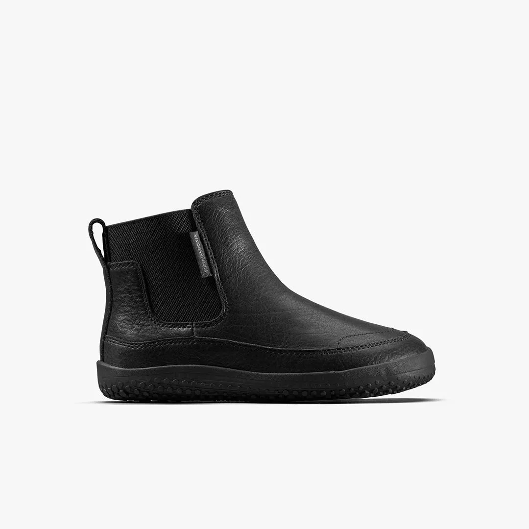 Ботинки Vivobarefoot Gobi Chelsea — для дошкольников, чёрный