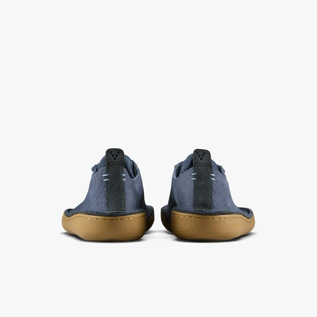 Мокасины Vivobarefoot Sensus Moc Lace Up Cracked Leather — мужская модель, морской синий, фото 5