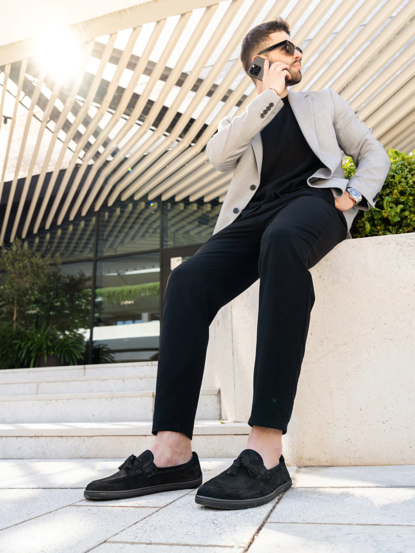 Босоногие мокасины Be Lenka Portsiders - полностью чёрный, фото 4