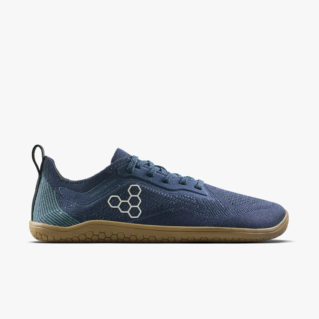 Кроссовки Vivobarefoot Primus Lite Knit Natural — женская модель, тёмно-синий